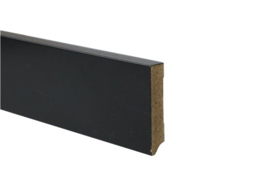 Oppio Zwart folieplint Amsterdam 15x70x2400mm 
