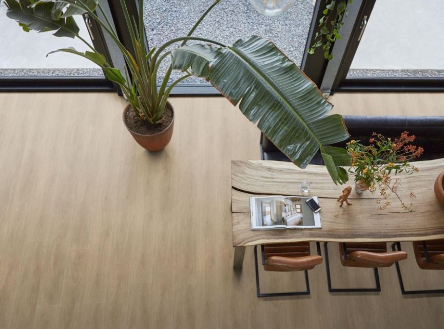NANCY Naturel SRC Pvc Klik Vloer ( LEVENSLANGE GARANTIE ) / natuurgetrouw (EIR) Structuur / Vloerverwarming En -Koeling / Extra Matte Toplaag / Geluiddempende Onderlaag
