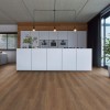 NANCY Warm bruin SRC Pvc Klik Vloer ( LEVENSLANGE GARANTIE ) / natuurgetrouw (EIR) Structuur / Vloerverwarming En -Koeling / Extra Matte Toplaag / Geluiddempende Onderlaag