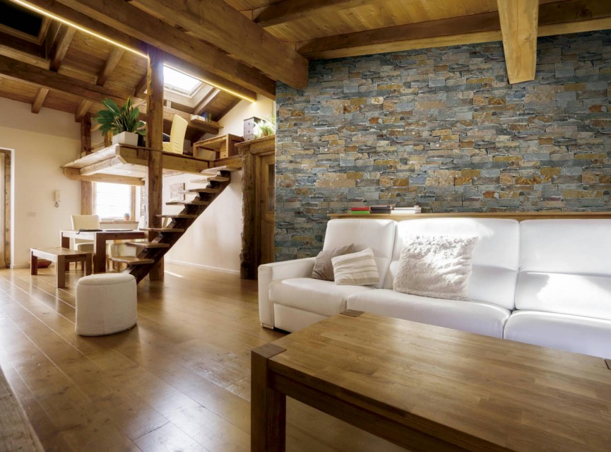 Petra10 Cinewall , Natuursteen Strip , Steenstrips / Stone Panel / Woonkamer Wanden / Badkamer Wanden