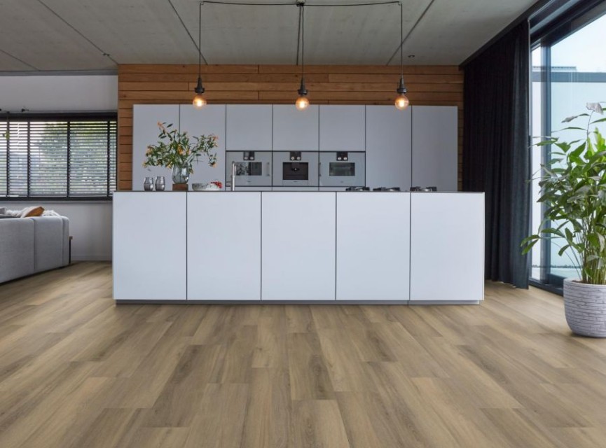 DIJON Smoky DRYBACK ( LEVENSLANGE GARANTIE ) / micro-bevel 4v / PVC Vloer / Plak PVC
