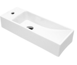 Fontein Queen Links 38x14x8 cm glans-wit