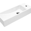 Fontein Queen Rechts 38x14x8 cm glans-wit