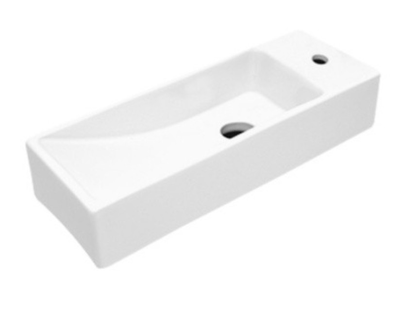 Fontein Queen Rechts 38x14x8 cm glans-wit