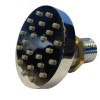 Muur sproeier (zij jet) Rounduip chroom 50mm