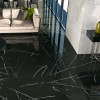 Black Zwart hoogglans 100x100 vloertegel