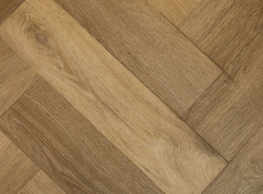 BONN Herringbone visgraat pvc dryback micro-bevel 4V - Natural