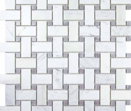 Lux. Trenzado Blanco MOSEL / 30x30 CM / Mozaiek / Mosaic / Badkamer / Keuken / Toilet / Restaurant
