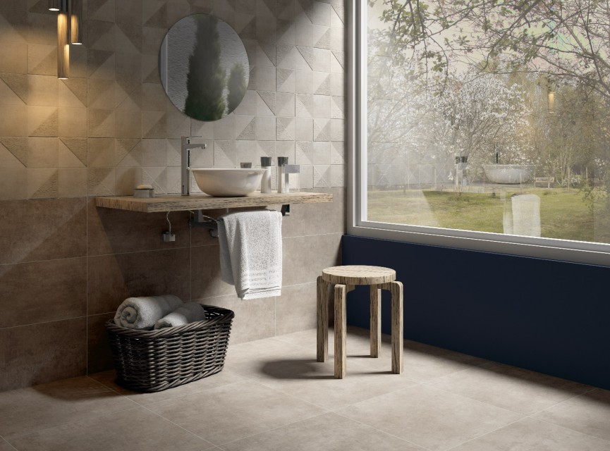 Alpha Taupe 60x60 MAT Vloertegel en Wandtegel Woonkamer / Winkelruimte / Badkamer / Keuken
