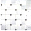 Lux. Victoria Blanco MOSEL / 29.5x29.5 CM / Mozaiek / Mosaic / Badkamer / Keuken / Toilet / Restaurant