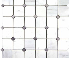 Lux. Victoria Blanco MOSEL / 29.5x29.5 CM / Mozaiek / Mosaic / Badkamer / Keuken / Toilet / Restaurant