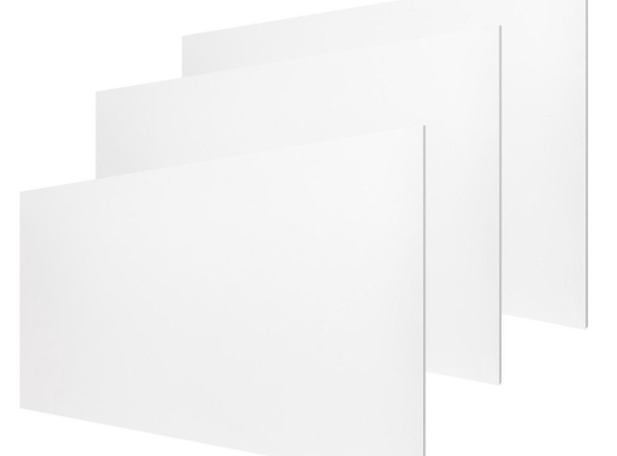 40x60 cm - Radiator Cover Flat (Vlakke voorplaat) - Wit (RAL 9016)