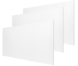 90x100 cm - Radiator Cover Flat (Vlakke voorplaat) - Wit (RAL 9016)