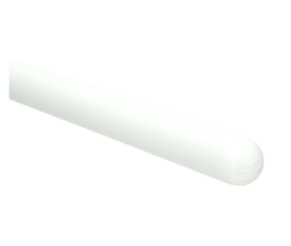 Trapleuning wit gegrond rond 40 mm 180 cm