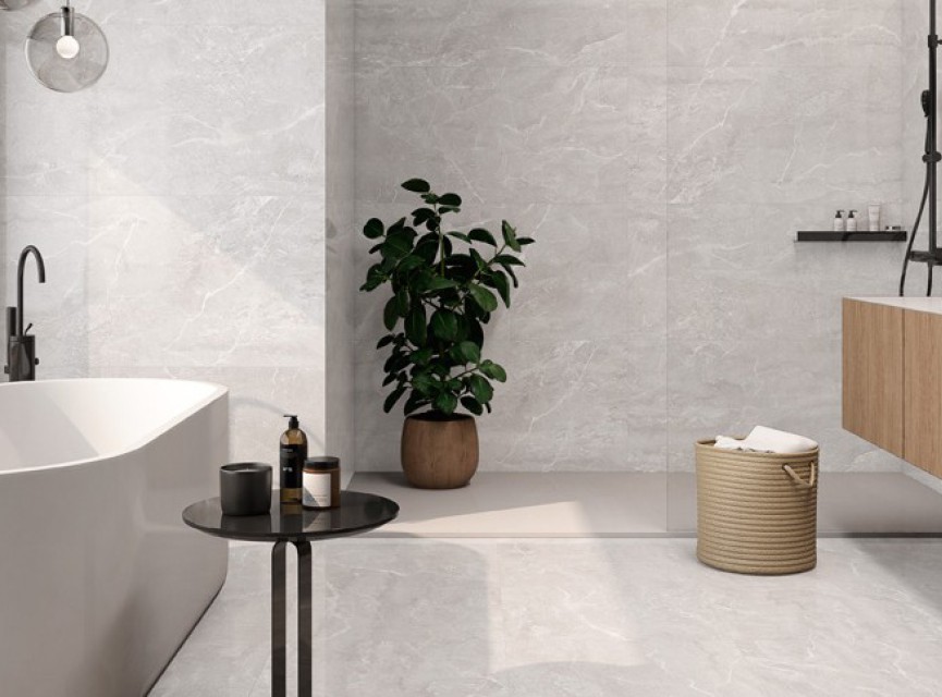 Yap blanco Wit hoogglans 60x120 vloertegel