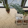 BONN herringbone Beige - Visgraat pvc dryback micro-bevel 4V - Beige