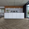BONN Heringbone Visgraat PVC Click vloer met kurklaag dark grey