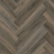 BONN Herringbone Visgraat PVC Plak Dryback dark grey 119x595