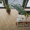 BONN Herringbone Visgraat PVC Plak Dryback naturel