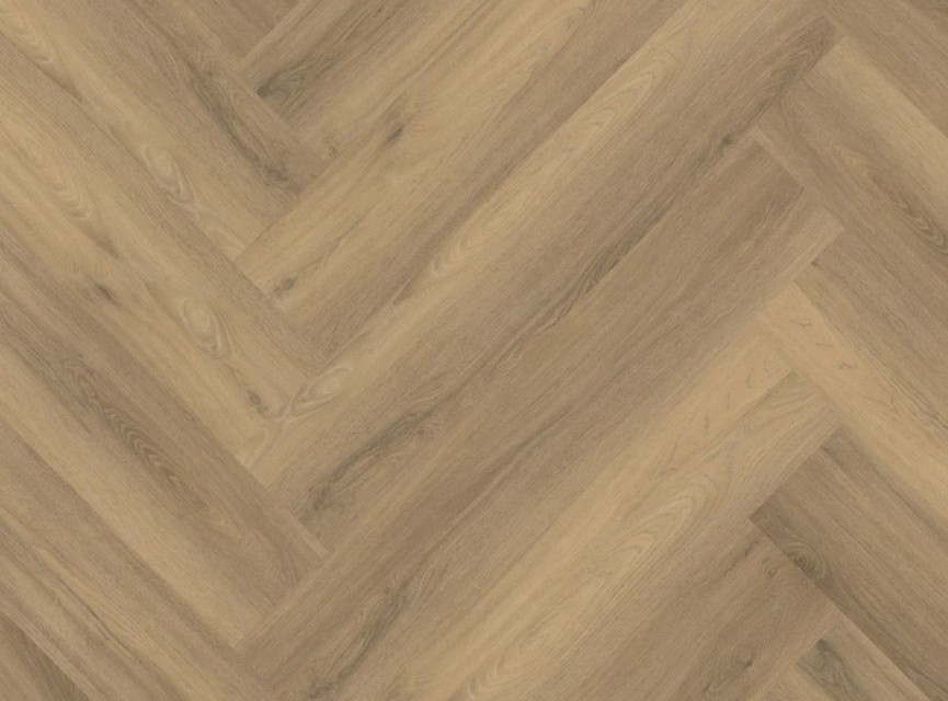BONN Herringbone visgraat pvc silent rigid click micro-bevel 4V - Natural