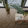 BONN Herringbone PVC Plak warm brown