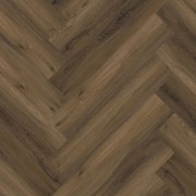 BONN Herringbone visgraat pvc dryback micro-bevel 4V - Warm Brown