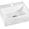Fontein Zapa 34x29x12cm glans-wit