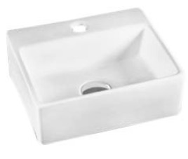 Fontein Zapa 34x29x12cm glans-wit
