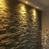 Mosel ZWART GLITTER Brickstone , Natuursteen Strip , Steenstrips Oftewel Stone Panel