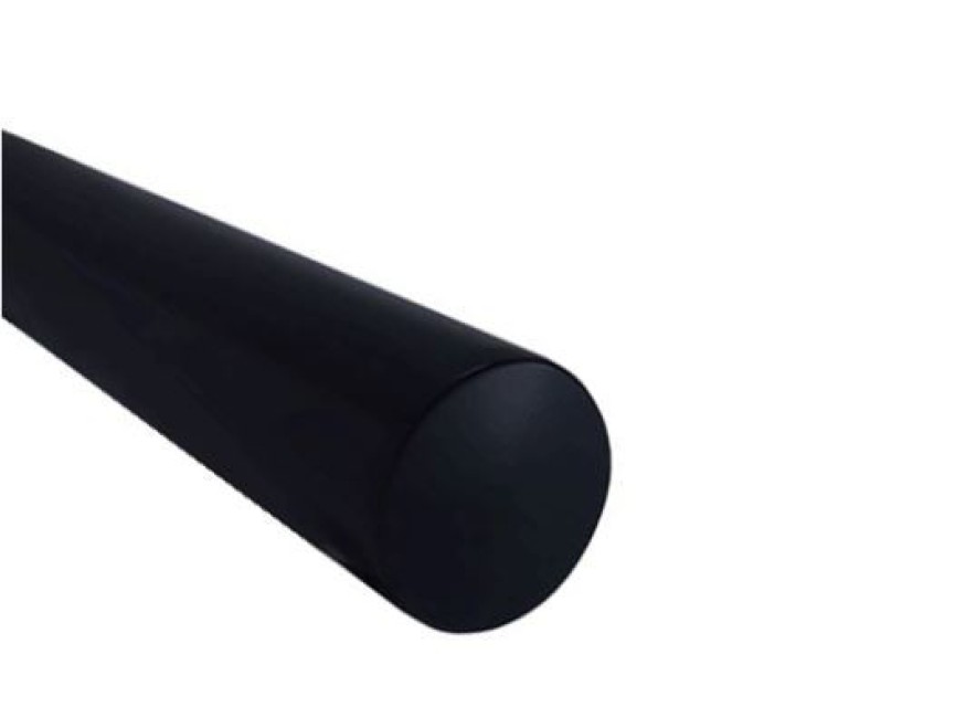 Trapleuning zwart rond 45 mm 80 cm
