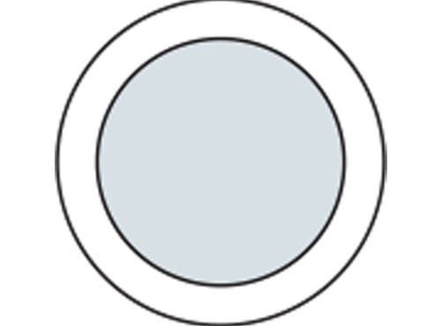 LED Downlight - Opbouw Rond 18W - Helder/Koud Wit 6400K - Mat Wit Aluminium - Ø225mm