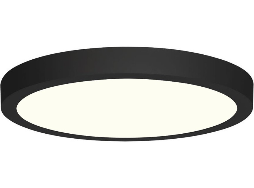 LED Downlight - 18W - Natuurlijk Wit 4200K - Mat Zwart - Opbouw - Rond - Aluminium - Ø225mm
