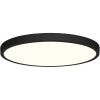 LED Paneel - Ø30 - 24W - Natuurlijk Wit 4200K - Mat Zwart - Opbouw - Rond - Aluminium
