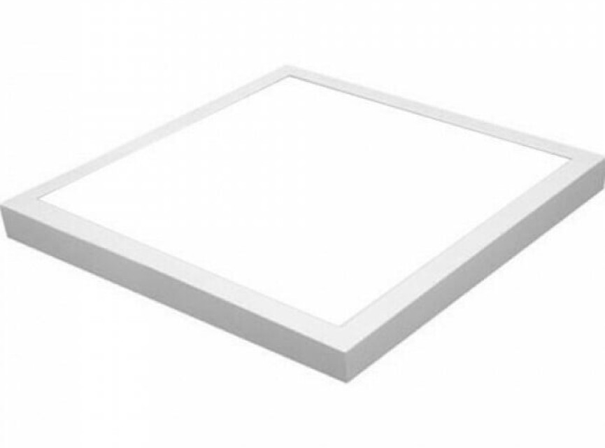 LED Paneel - 30x30 Helder/Koud Wit 6400K - 24W Opbouw Vierkant - Mat Wit - Flikkervrij
