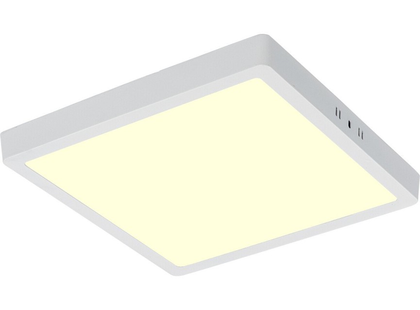 LED Paneel - 30x30 Warm Wit 3000K - 24W Opbouw Vierkant - Mat Wit - Flikkervrij