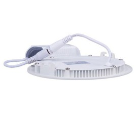 LED Downlight Slim - Inbouw Rond 3W - Warm Wit 2700K - Mat Wit Aluminium - Ø83mm