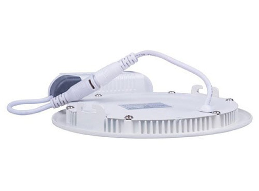 LED Downlight Slim - Inbouw Rond 3W - Warm Wit 2700K - Mat Wit Aluminium - Ø83mm