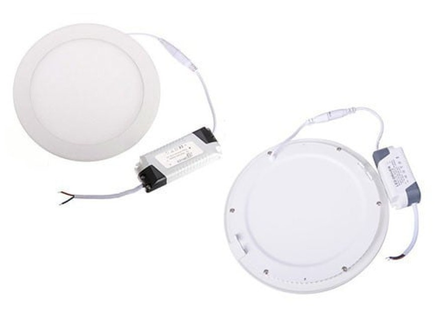 LED Downlight Slim - Inbouw Rond 3W - Warm Wit 2700K - Mat Wit Aluminium - Ø83mm