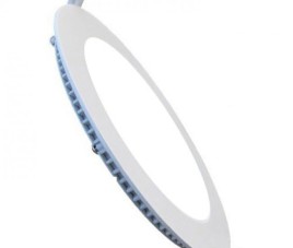 LED Downlight Slim - Inbouw Rond 3W - Dimbaar - Helder/Koud Wit 6400K - Mat Wit Aluminium - Ø83mm