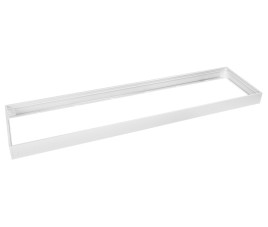 LED Paneel Opbouw Frame - Velvalux - 30x120 - Aluminium - Rechthoek - Wit