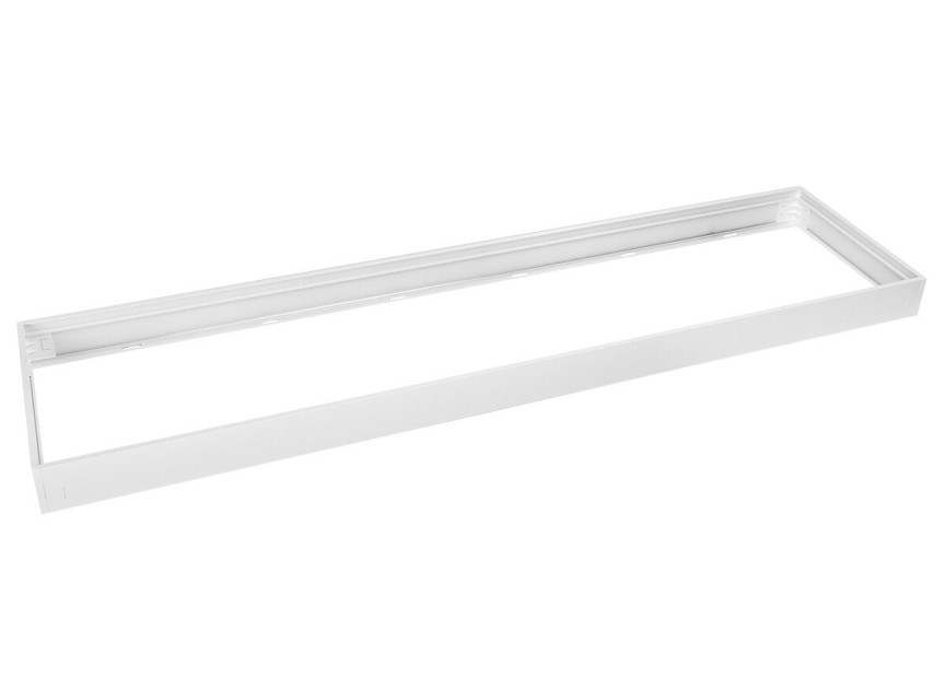 LED Paneel Opbouw Frame - Velvalux - 30x120 - Aluminium - Rechthoek - Wit