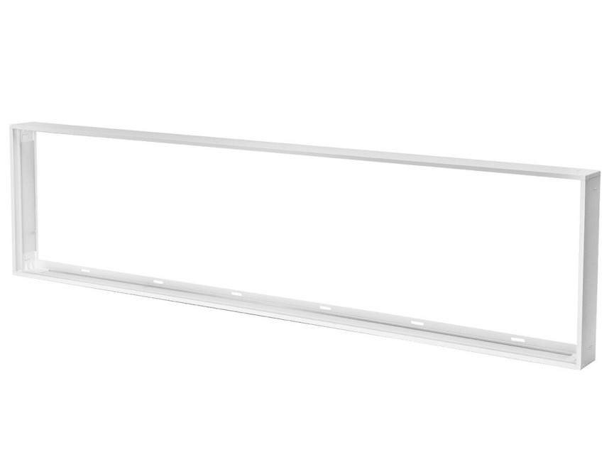 LED Paneel Opbouw Frame - Velvalux - 30x120 - Aluminium - Rechthoek - Wit