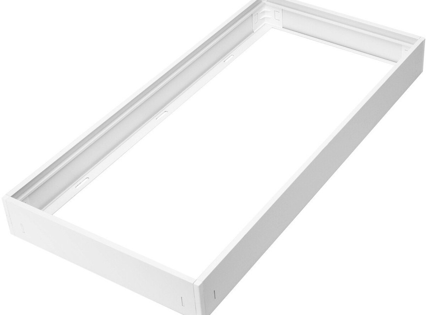 LED Paneel Opbouw Frame - Velvalux - 30x60 - Aluminium - Rechthoek - Wit