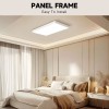 LED Paneel Opbouw Frame - Velvalux - 30x60 - Aluminium - Rechthoek - Wit