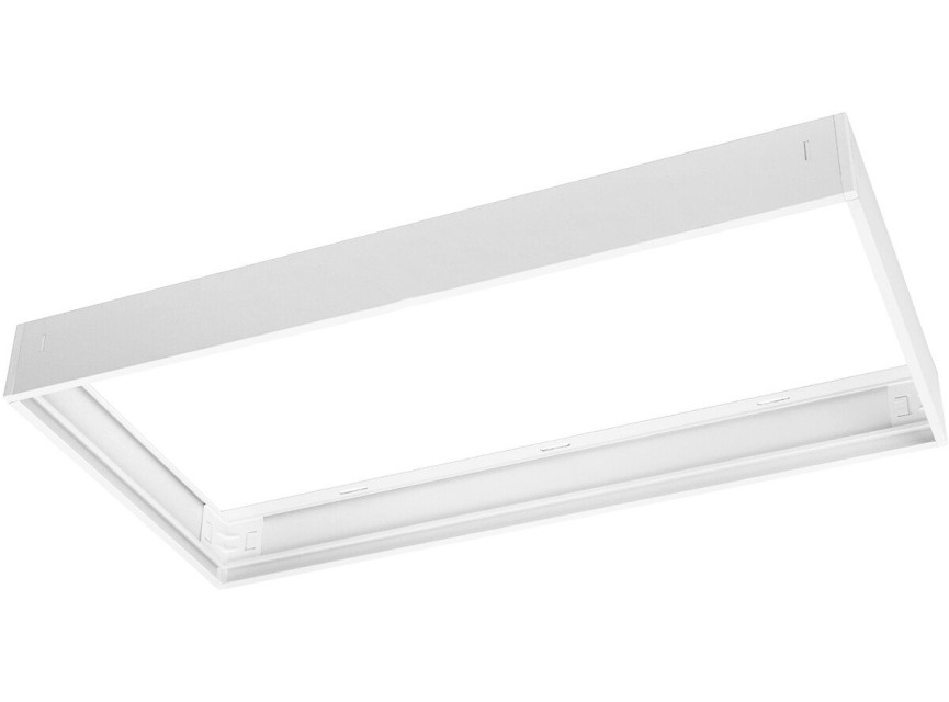 LED Paneel Opbouw Frame - Velvalux - 30x60 - Aluminium - Rechthoek - Wit
