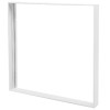 LED Paneel Opbouw Frame - Velvalux - 60x60 - Aluminium - Vierkant - Wit
