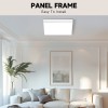 LED Paneel Opbouw Frame - Velvalux - 60x60 - Aluminium - Vierkant - Wit