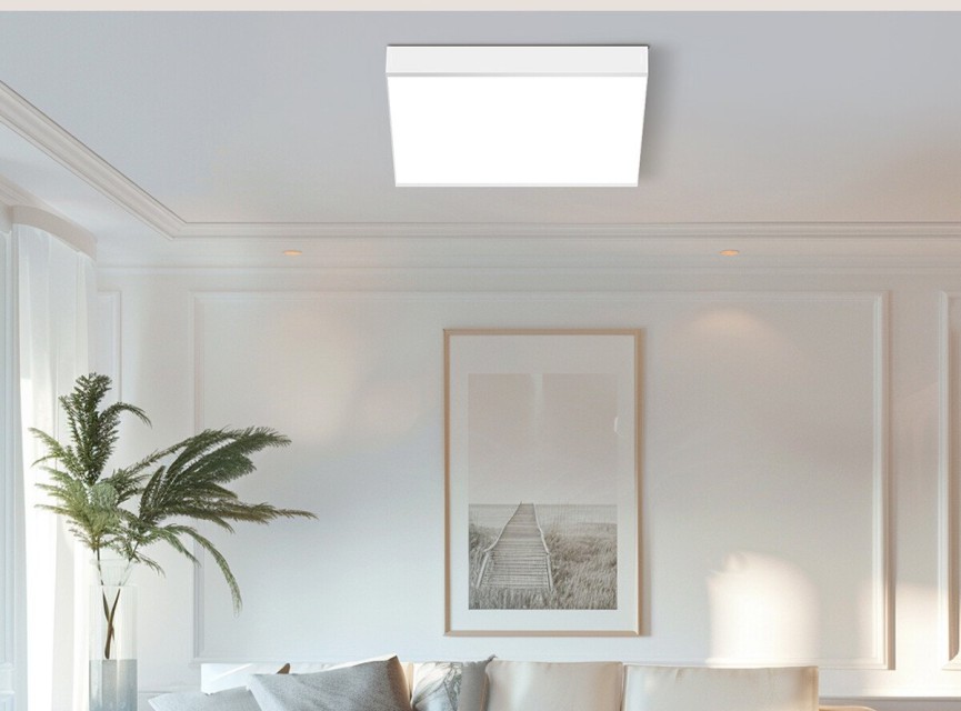 LED Paneel Opbouw Frame - Velvalux - 60x60 - Aluminium - Vierkant - Wit