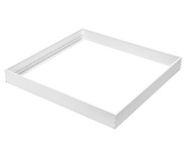 LED Paneel Opbouw Frame - Velvalux - 60x60 - Aluminium - Vierkant - Wit