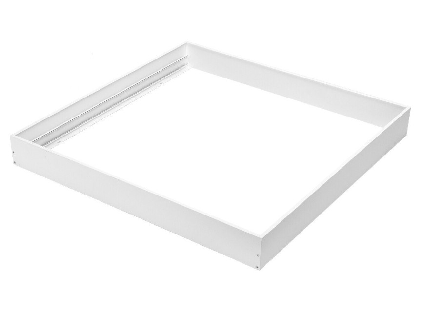 LED Paneel Opbouw Frame - Velvalux - 60x60 - Aluminium - Vierkant - Wit